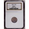 Image 1 : 1892-O 10C MS64 NGC. Deep autumn-brown, mauve, and cob