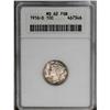 Image 3 : 1916-D 10C MS62 Full Bands ANACS. The 1916-D is one of