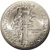 Image 2 : 1916-D 10C MS66 Full Bands NGC. While the Denver Mint