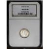 Image 1 : 1924-D 10C MS65 Full Bands NGC. A scarcer date in Gem