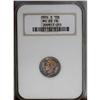 Image 1 : 1924-S 10C MS63 Full Bands NGC. A deep layer of electr