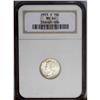 Image 1 : 1925-S 10C MS64 NGC. Somewhat weak on the central reve