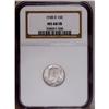 Image 1 : 1938-D 10C MS68 Full Bands NGC. Satiny and essentially