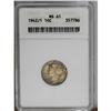 Image 1 : 1942/1 10C MS61 ANACS. Vibrant powder-blue and tan col