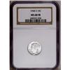 Image 3 : 1944-S 10C MS68 Full Bands NGC. A nearly perfect examp