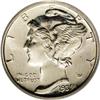 Image 1 : 1939 10C PR68 PCGS. Light milky-gray-green toning char