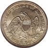 Image 2 : 1856 25C MS66 NGC. Lustrous and very clean with a mode