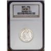 Image 1 : 1862 25C MS64 NGC. Boldly struck and essentially unton