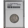 Image 1 : 1872-S 25C --Cleaned--ANACS. VF30 Details. The cleaning