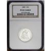 Image 1 : 1885 25C PR65 Cameo NGC. Beautifully frosted devices s