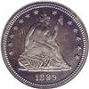 Image 1 : 1889 25C PR66 NGC. The fields are deeply mirrored on e