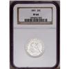 Image 1 : 1891 25C PR64 NGC. Bright silver-gray surfaces with de