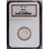Image 3 : 1907 25C MS66 NGC. Boldly struck save for weakness on
