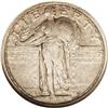 Image 1 : 1916 25C AU55 NGC. Slight high-point wear is hidden be