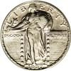 Image 1 : 1927-S 25C AU50 PCGS. A lightly circulated example of