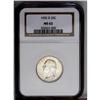 Image 1 : 1932-D 25C MS62 NGC. Nearly unmarked with slightly sub