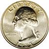 Image 1 : 1932-S 25C MS64 ANACS. A mostly brilliant and satiny e
