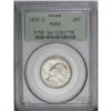 Image 1 : 1935-D 25C MS66 PCGS. Mottled violet, sea-green, and g
