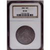 Image 1 : 1806 50C Pointed 6, Stem XF45 NGC. O-120a, R.4. Deeply