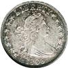 Image 1 : 1806 50C Pointed 6, Stem AU55 ANACS. O-115a, R.2. Appl
