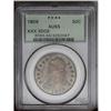 Image 1 : 1809 50C XXX Edge AU55 PCGS. O-102, R.1. A reeded clas