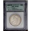 Image 1 : 1819/8 50C Small 9 AU58 ICG. O-101, R.1. Small, narrow