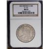 Image 3 : 1823 50C Broken 3 MS62 NGC. O-101, R.3. This Guide Boo