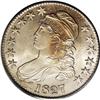 Image 1 : 1827 50C Square Base 2 MS65 PCGS. O-120a, R.4. Bold di