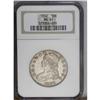 Image 1 : 1832 50C Small Letters MS61 NGC. O-103, R.1. A sharply