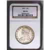 Image 3 : 1832 50C Small Letters MS65 NGC. O-103, R.1. A thoroug