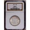 Image 1 : 1877 50C MS66 NGC. This is a strictly graded, extremel