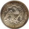 Image 2 : 1876 50C --Misplaced Mint Mark, Cleaned--ANACS. Impaire