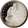 Image 1 : 1890 50C PR66 Cameo NGC. This stunning coin is among t