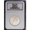Image 1 : 1906 50C MS64 NGC. Faint slate-gray patina is visible