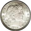 Image 1 : 1912 50C MS65 PCGS. A satiny white coin with just a hi
