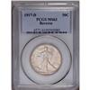 Image 1 : 1917-D 50C Reverse MS63 PCGS. Light rose-gray iridesce