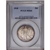 Image 1 : 1918 50C MS64 PCGS. Boldly struck and well preserved,