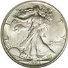 Image 1 : 1921 50C AU55 NGC. Satiny luster in the fields and att