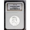 Image 1 : 1961 50C PR68 Deep Cameo NGC. Stunning cameo surfaces