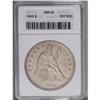 Image 3 : 1843 S$1 MS62 ANACS. Uncirculated survivors of this ea