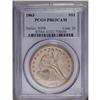 Image 3 : 1863 S$1 PR63 Cameo PCGS. Intricately detailed with da