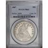 Image 1 : 1867 S$1 PR61 PCGS. Bright surfaces display hazy light