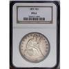 Image 1 : 1873 S$1 PR61 NGC. A penetratingly struck specimen wit
