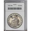 Image 1 : 1876 T$1 AU55 ANACS. Type One Obverse, Type Two Revers