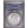 Image 1 : 1878-CC S$1 MS64 PCGS. A well struck and essentially b