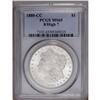 Image 1 : 1880-CC S$1 8 Over High 7 MS65 PCGS. VAM-5. A Top 100
