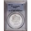 Image 1 : 1880-CC S$1 8 Over High 7 MS64 Prooflike PCGS. VAM-5.