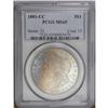 Image 1 : 1881-CC S$1 MS65 PCGS. Sharp and lustrous for this wel