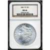 Image 1 : 1881-CC S$1 MS66 NGC. This stunning CC-Mint Premium Ge