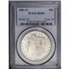 Image 1 : 1881-O S$1 MS65 PCGS. Satiny and sharply struck with w